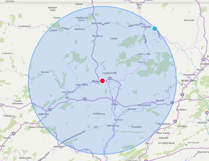 West Branch Media Group Coverage Area